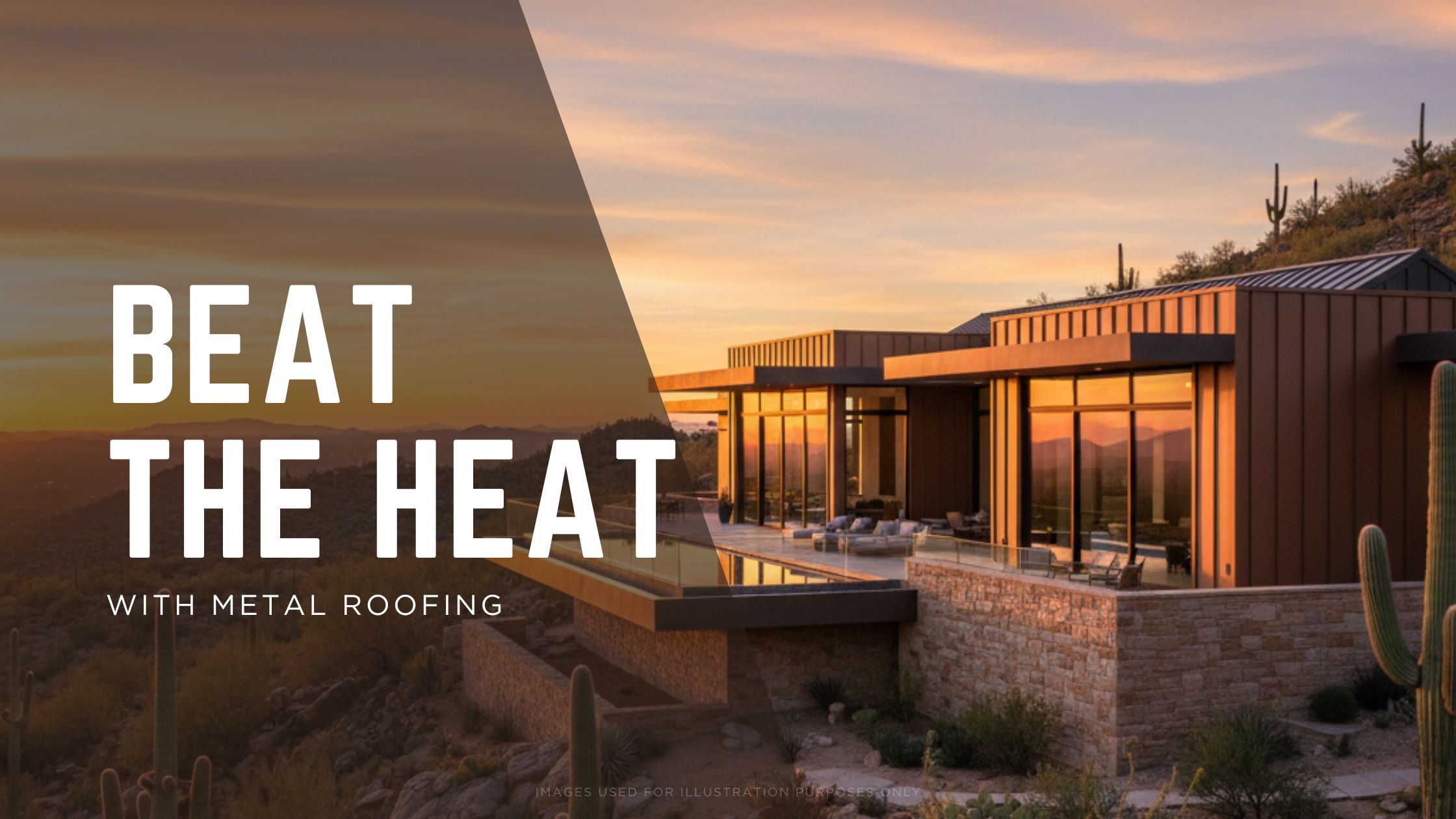 Beat the Tucson Heat: Why Metal Roofing & Siding are Your Home’s Best Defense Beat the Tucson Heat: Why Metal Roofing & Siding are Your Home's Best Defense